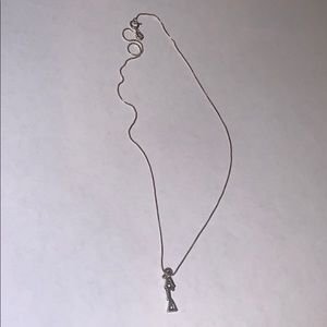 Alpha Gamma Delta Silver necklace AGD
